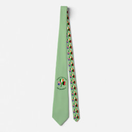 Gravata African American Flag Shamrock