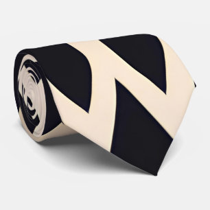 Gravata Africano Marocco Onda Padrão Geométrico Dourado