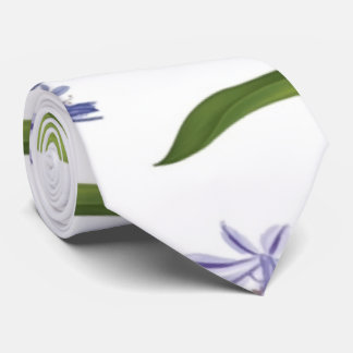 Gravata agapanthus African Lily Flores sem costura