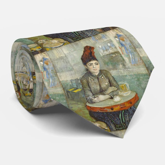 Gravata Agostina Segatori no Cafe du Tambourin por Van Gog (Rolled)