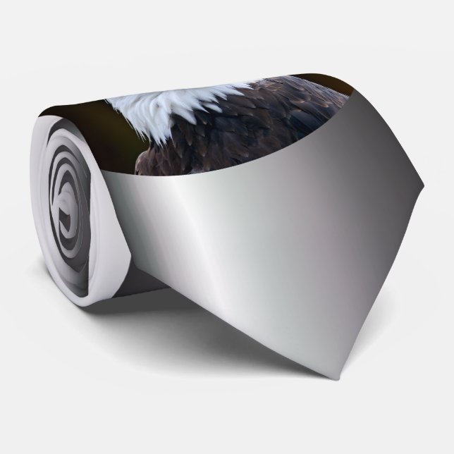 Gravata Águia Bald Americano (Rolled)