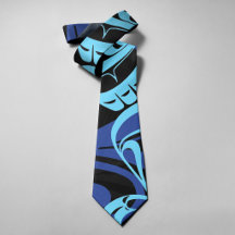 Águia Preta Azul Haida Pássaro Trovão Arte Nativa