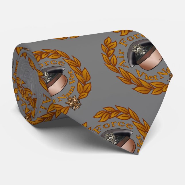 Gravata Air Force Viet Nam Vet tie (Rolled)