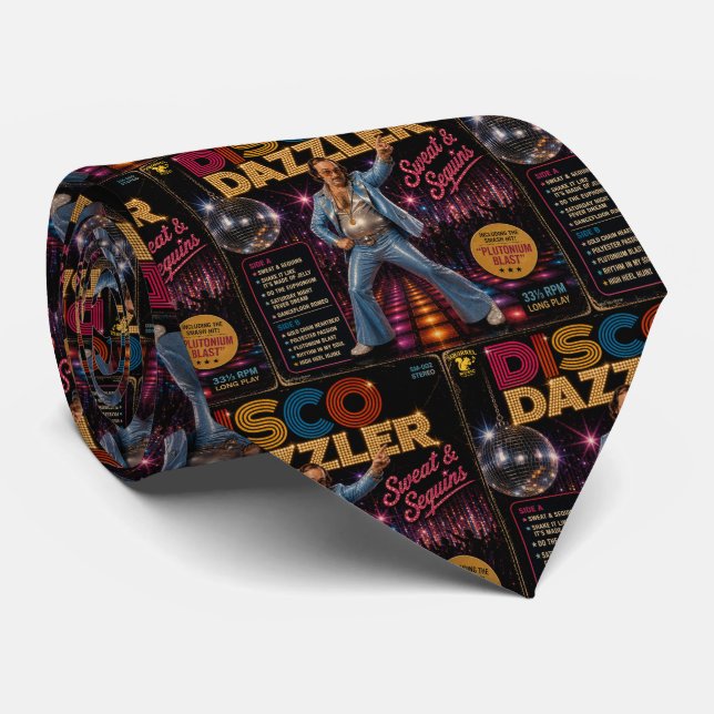 Gravata Álbum Disco Dazzler (Rolled)