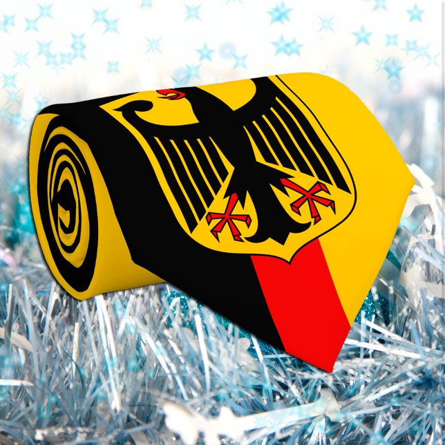 Gravata Alemanha de bandeira e negócios, viagem / esportes (Criador carregado)