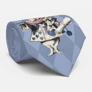 Gravata Alice Azul no Gelo no Coelho Maravilha