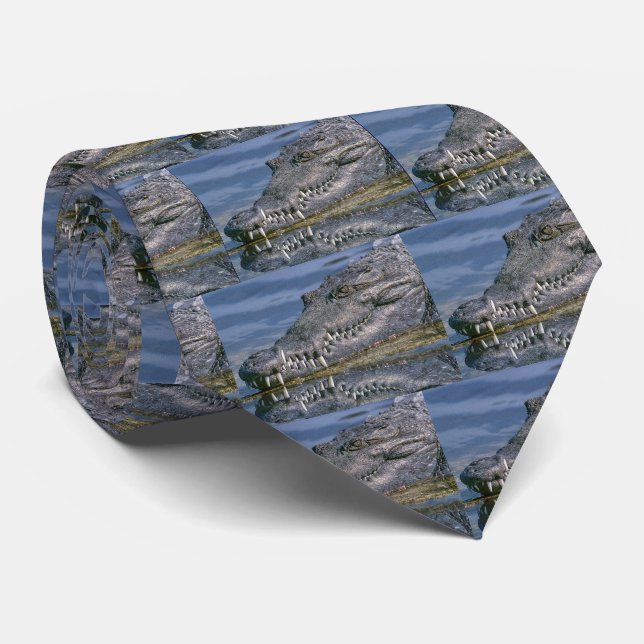 Gravata Alligator (Rolled)