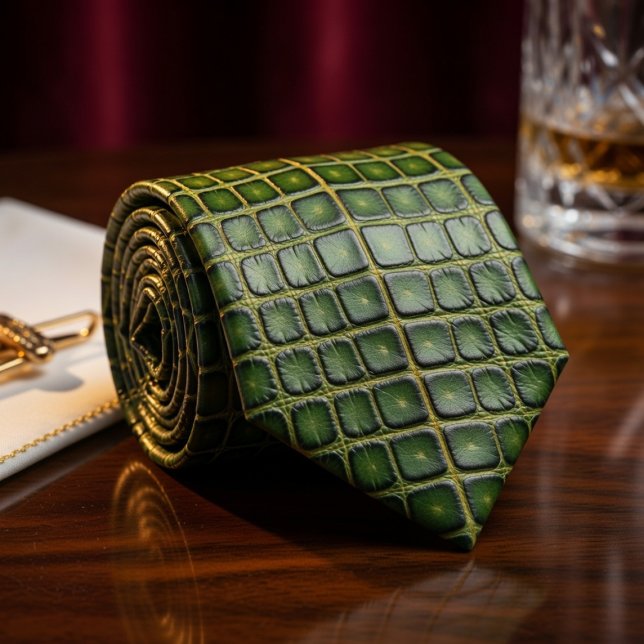 Gravata Alligator Skin  (Criador carregado)