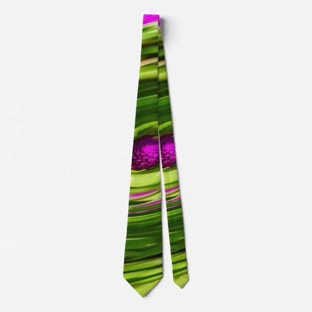 Gravata Allium Abstrato Neck Tie (Frente)