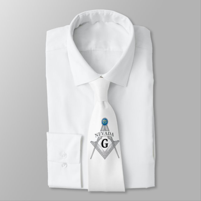 Gravata Alojamento da Freemasonry do Estado de Nevada (Amarrado)
