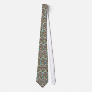 Gravata Alphonse Mucha ~ Mônaco Monte Carlo Tie