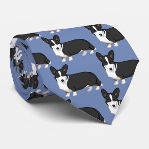 Gravata Amantes de Cão de Galinha Negra-Gelada Cardigan We