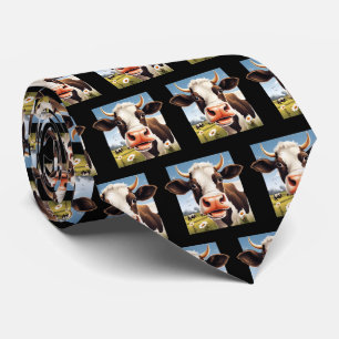 Gravata Amantes de vacas com azulejos legais