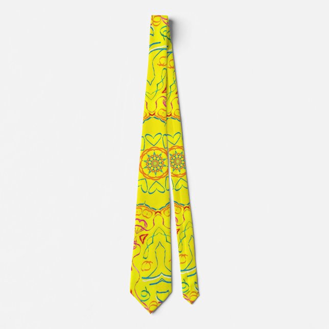 Gravata Amarelo Ali (Frente)