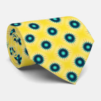 Gravata Amarelo azul-turquesa