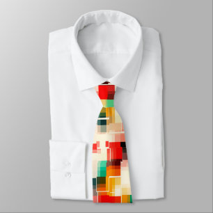 Gravata Amarelo Azul Vermelho