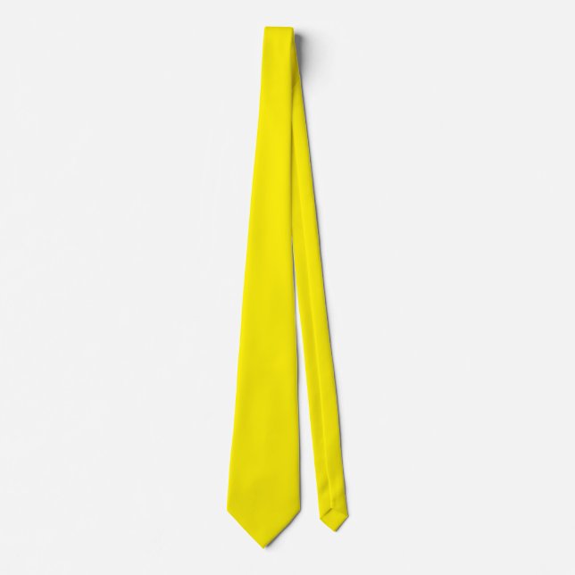 Gravata Amarelo brilhante (Frente)