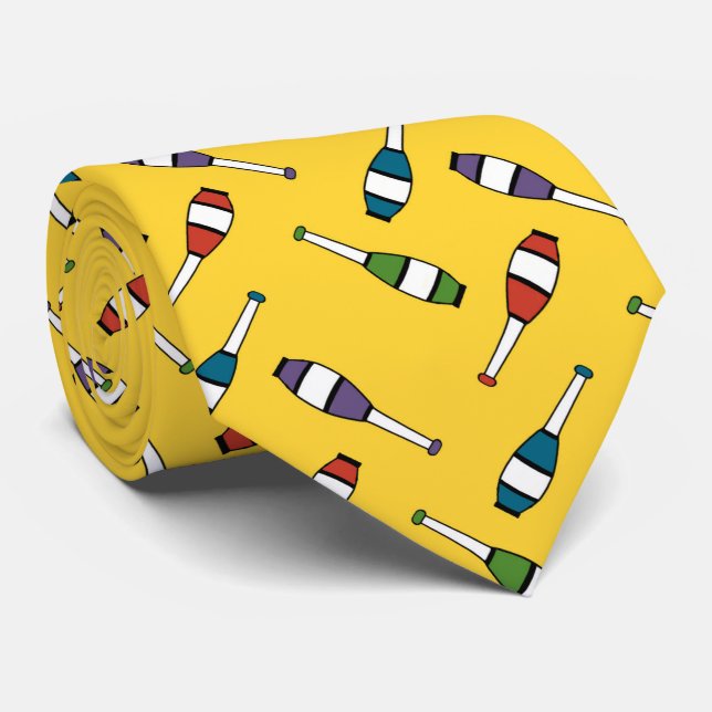 Gravata Amarelo de mnanipulação do lance do clube (Rolled)