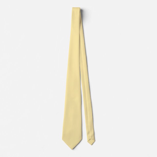 Gravata Amarelo Manteiga (Frente)