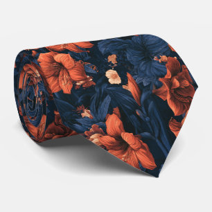 Gravata Amaryllis Floral Brother Casamento Vintage