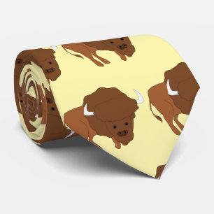 Gravata American Bison Design