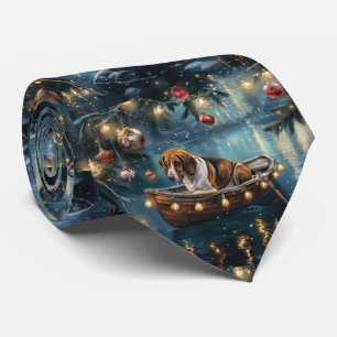 Gravata American English Foxhound Christmas Fesyage Voyage