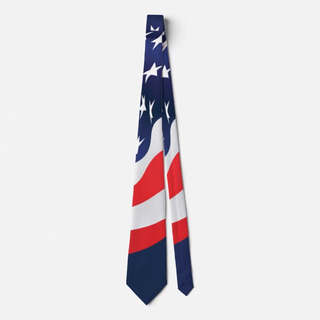 Gravata American Flag Neck Tie (Frente)