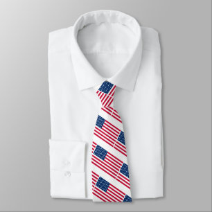 Gravata American Flag Neck Tie - EUA
