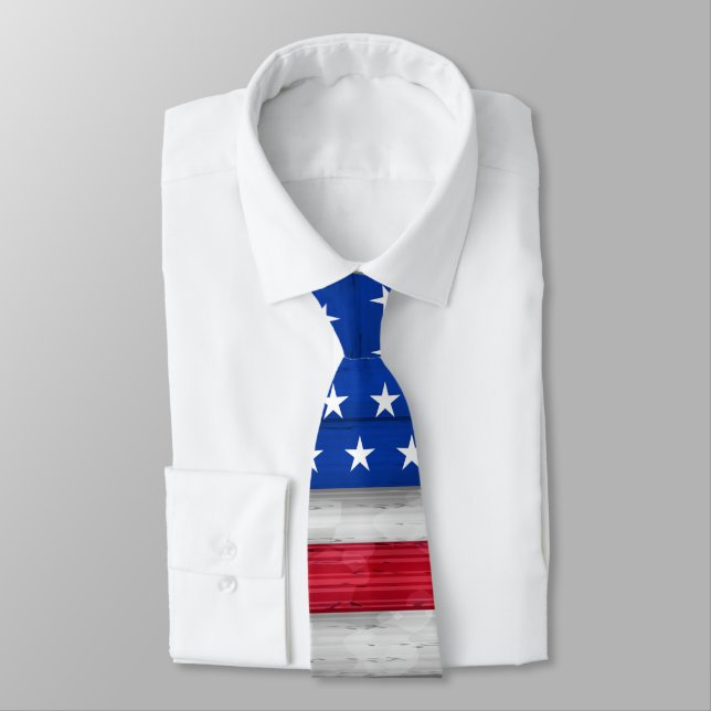 Gravata American Flag Tie (Amarrado)