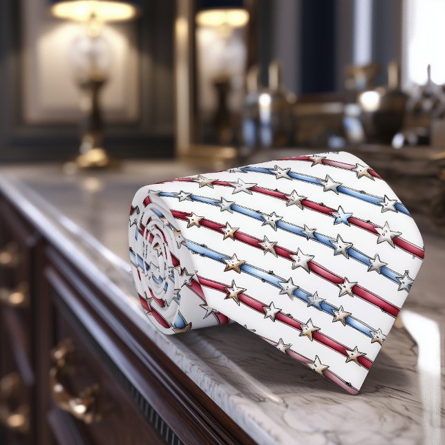 Gravata Americanas com estrelas (Criador carregado)