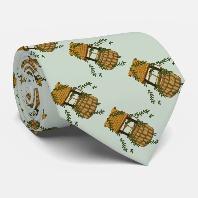 Gravata Amish Wishing Good tie (Rolled)