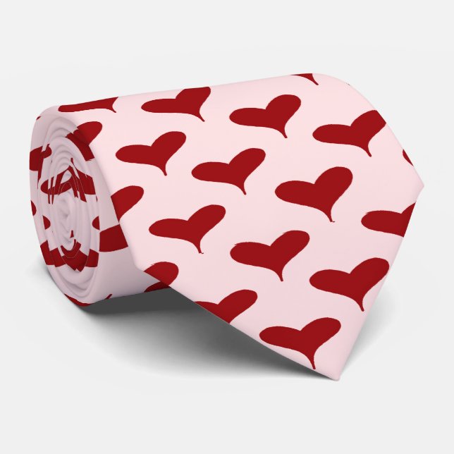 Gravata Amo-te, querida (Rolled)