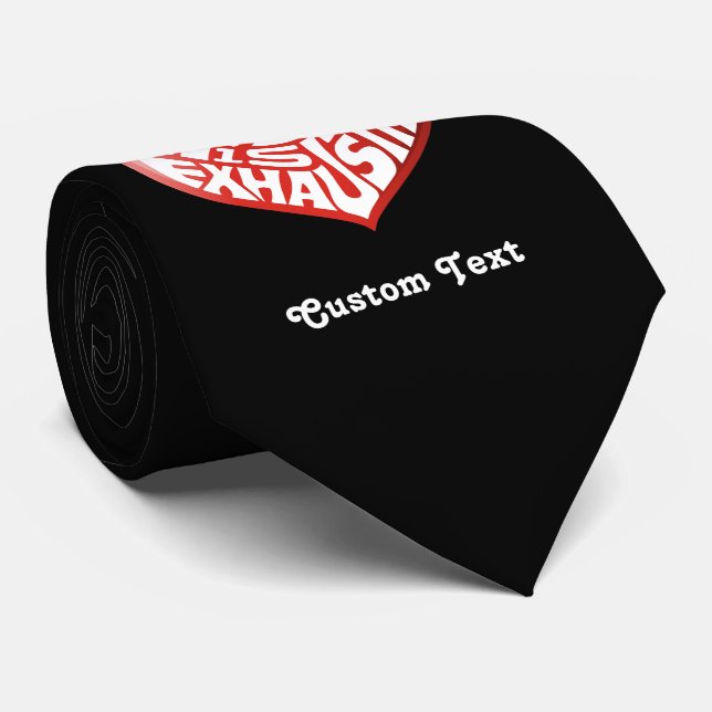 Gravata Amor Exausto (Rolled)