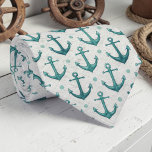 Gravata Anchor Nautical Custom Necktie<br><div class="desc">This custom necktie features a bold anchor design,  perfect for adding a touch of nautical charm to any outfit. It's a stylish and unique accessory that makes a great gift for the sea lover in your life.</div>