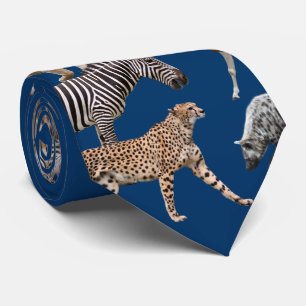 Gravata Animais Africanos