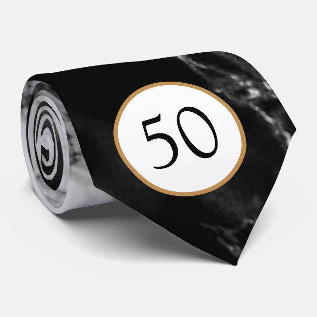 Gravata Aniversário do Pescoço do Mármaco Negro (Rolled)