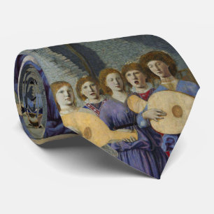 Gravata ANJOS TOCANDO MÚSICA por PIERO DELLA FRANCESCA