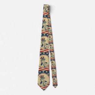 Gravata antique uncle sam