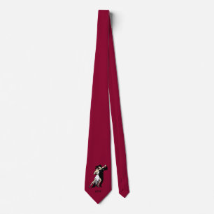 Gravata Ao estilo Vintage Tango Dancers Neck Tie