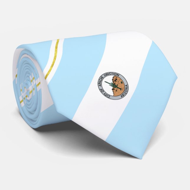 Gravata Apache Junction (Arizona) bandeira da cidade Neck  (Rolled)