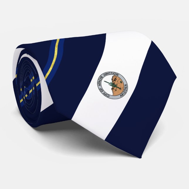 Gravata Apache Junction (Arizona) bandeira da cidade Neck  (Rolled)