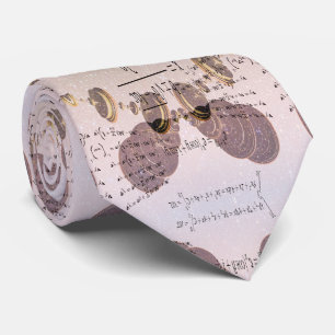 Gravata Aprendendo matemática. Conceito de educação