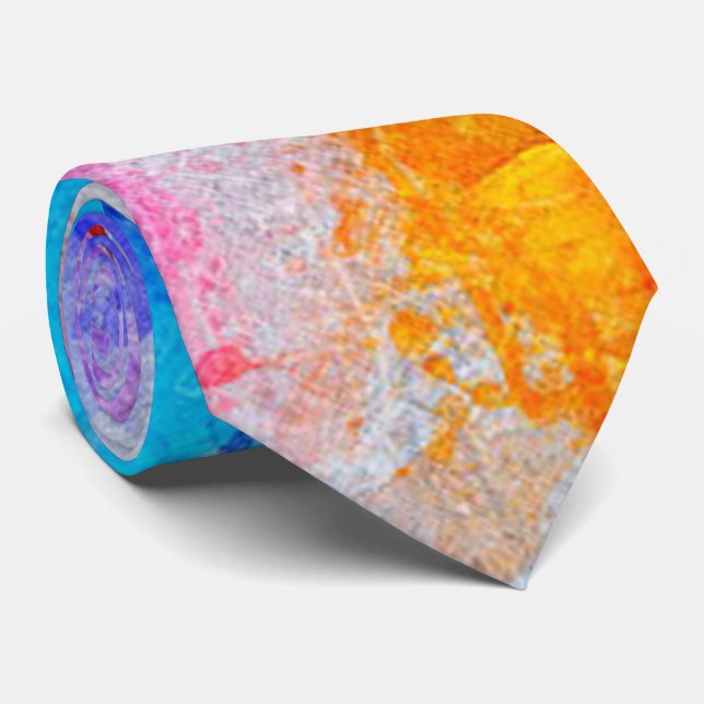 Gravata Aquarela (Rolled)