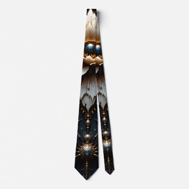 Gravata Aranha de Casamento – Guardiã do Florescer da Lua. (Frente)