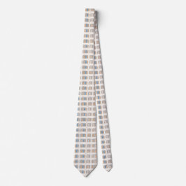 Gravata Architectural Blueprint Pattern Men's Neck Tie