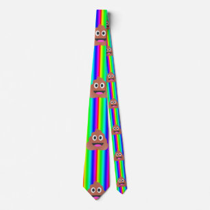 Gravata arco-íris emoji