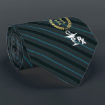 Gravata Ardósia quadro profissional do monograma da<br><div class="desc">Uma ardósia listrou o laço personalizado costurado aos profissionais da farmacologia que caracterizam o primeiro ou ao monograma do sobrenome dentro de uma grinalda do ouro do falso.</div>