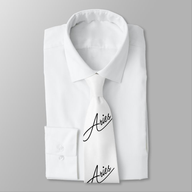 Gravata Aries Zodiac (Amarrado)