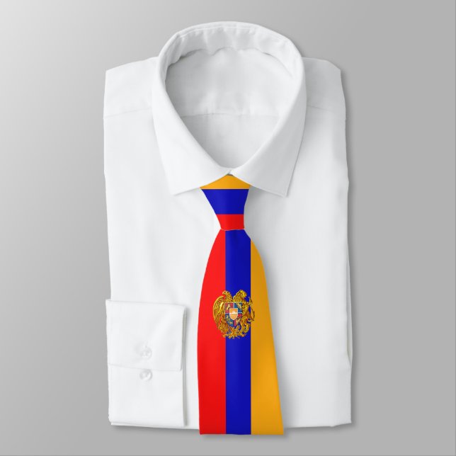 Gravata Armênio Flag Neck Tie (Amarrado)