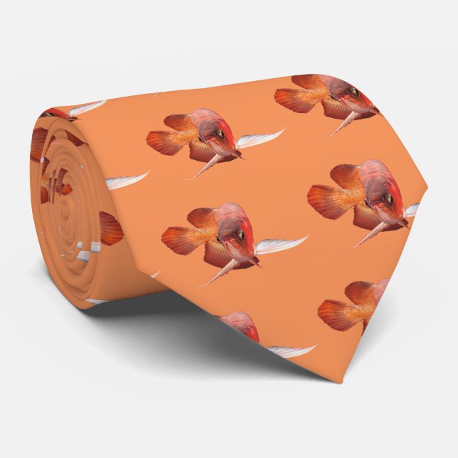 Gravata Arowana asiática (Rolled)